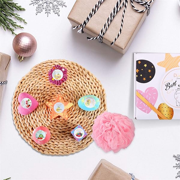 Get ready for a fun and fizzy bath time experience with these 6 amazing bath bombs! Packed with organic ingredients, essential oils, and kid-friendly fruity scents. Plus, a bonus bathing mesh ball for extra fun! #Bath