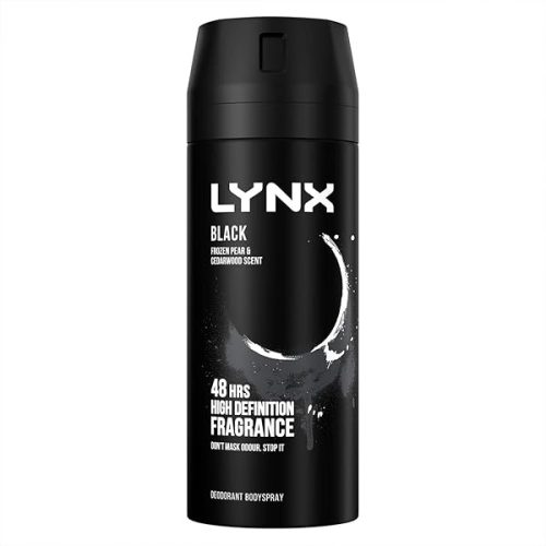 Get ready to slay with this sleek black aerosol bodyspray! Perfect for on-the-go freshness in a convenient 150 ml size. ✨ #beauty #fresh #sleek