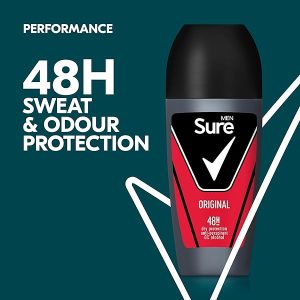 Stay fresh all day with this high-tech men's deodorant! 48-hour protection against sweat and odour in a convenient roll-on. Get 6x 50 ml bottles for long-lasting freshness! #MensDeodorant #