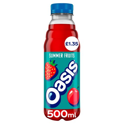 Oasis Summer Fruit £1.35 500ml × 1 × 12