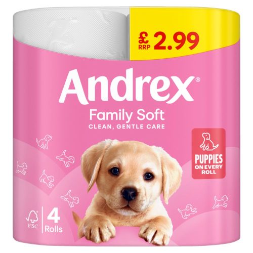 Andrex Family Soft 4Roll × 1 × 6