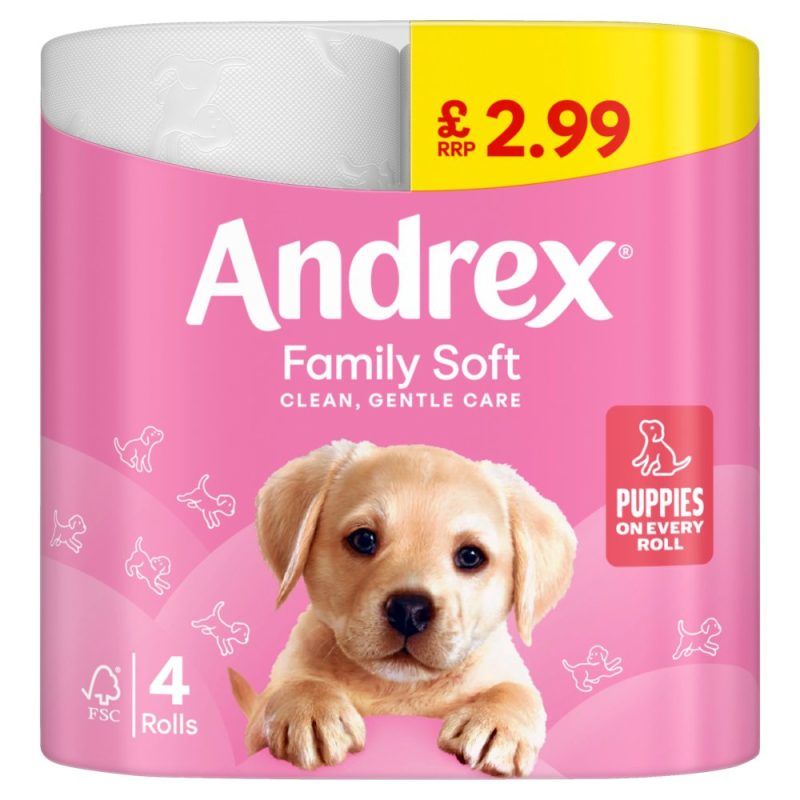 Andrex Family Soft 4Roll × 1 × 6