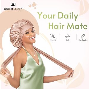 528dc5a43f14497284e18ef89977c4catplv-tulkllf4y5-origin-jpeg.jpeg Sleep in luxury with this silky satin hair bonnet! Keep your curls and long braids protected while you catch some Z's. Available in a chic champagne color. #haircare #satinbonnet #sleepingbeauty
