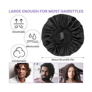 55292f29a4c747fabc91963eb0d92793tplv-tulkllf4y5-origin-jpeg.jpeg Silk Sleep Cap for Ultimate Hair Protection! 🌙✨ Satin Bonnet with Adjustable Elastic Band for Men & Women. Say goodbye to frizz and hello to beautiful hair while you sleep! 💁🏽