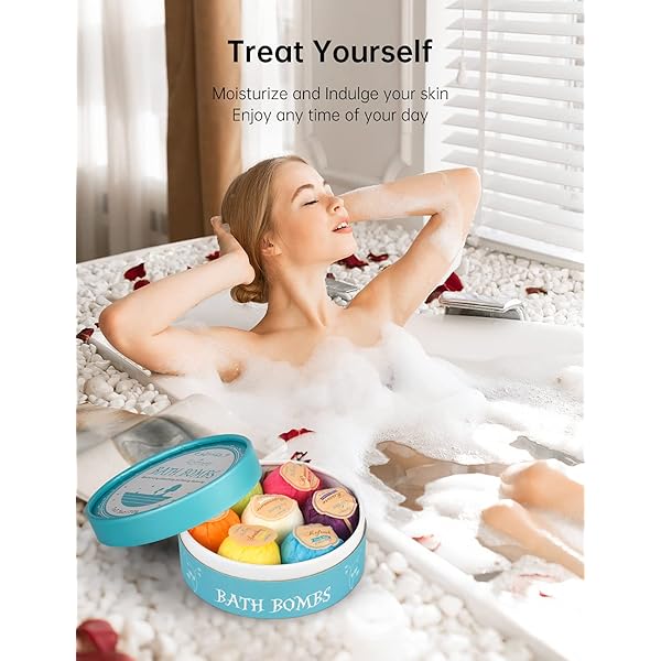 7-Piece Bath Bomb Set for Ultimate Spa Vibes 💖 Perfect for pampering your skin and making every bath a luxurious experience! Great gift idea for birthdays, holidays, or just because! #selfcare #bathgoals