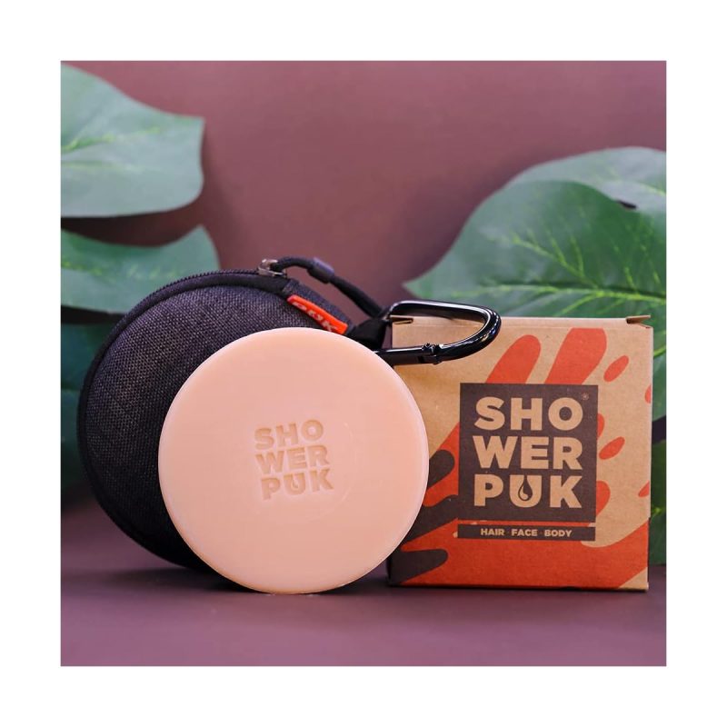 "🚿 3-in-1 Shower Soap Bar for Body, Face & Hair! 🍊 Infused with Argan Oil, Orange & Shea Butter for Eco-Friendly, Vegan Moisturizing! 🌿 Plastic-Free & Travel