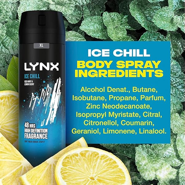 Stay fresh and cool all day with this 3 pack of ice chill deodorant body spray! Infused with frozen mint and lemon for a refreshing boost. #fresh #cool #deodorant