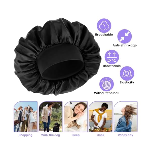 594e69868d894d57be87ece85c9da79etplv-tulkllf4y5-origin-jpeg.jpeg Silk Sleep Cap for Ultimate Hair Protection! 🌙✨ Satin Bonnet with Adjustable Elastic Band for Men & Women. Say goodbye to frizz and hello to beautiful hair while you sleep! 💁🏽