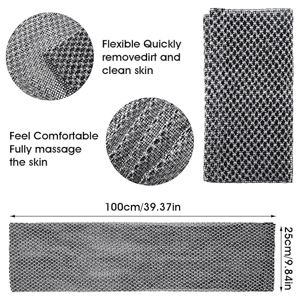 Get glowing skin with this exfoliating washcloth! Perfect for daily showering, face steaming, and scrubbing away dirt. Say goodbye to dull skin and hello to a fresh, clean glow! #skincare #exfoliate #