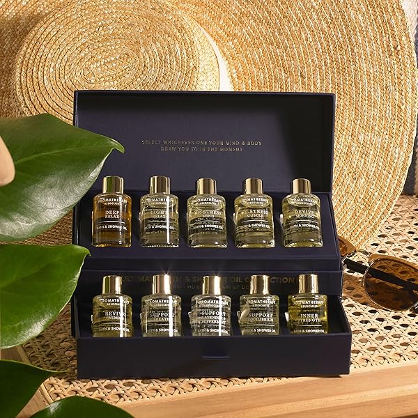 ✨ Elevate your self-care routine with this luxurious collection of 10 bath & shower oils! Infused with essential oils and the purest, ethically sourced natural ingredients for the ultimate wellbeing experience. 🌿🛁 #selfcare