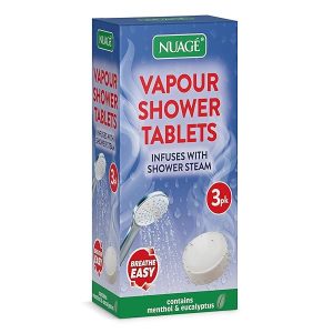 🚿 Transform your shower routine with these Vapour Shower Tablets! 🌿 Feel refreshed with every breath as the menthol and eucalyptus oil fill the air. Perfect for a spa-like experience at home! 💦 #