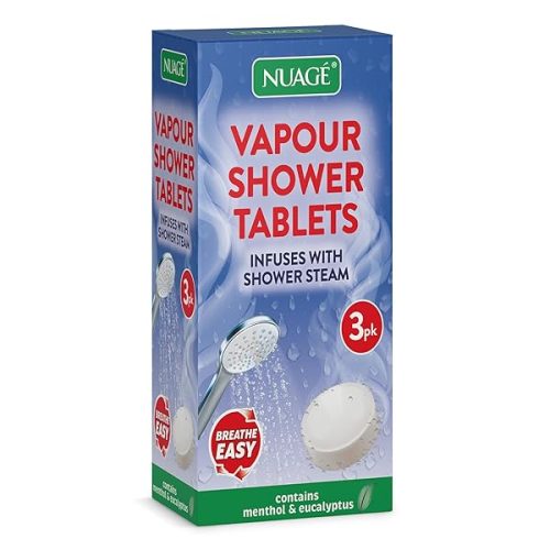 🚿 Transform your shower routine with these Vapour Shower Tablets! 🌿 Feel refreshed with every breath as the menthol and eucalyptus oil fill the air. Perfect for a spa-like experience at home! 💦 #