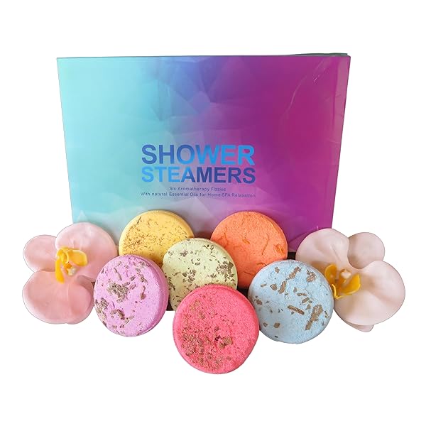 🌿 Elevate your shower routine with these handmade vegan aromatherapy shower steamers! Indulge in the scents of citrus and floral while enjoying a spa-like experience at home. Treat yourself to relaxation and self-care with this cruelty-free