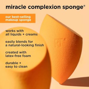 Get your makeup game on point with this 5 piece set including brushes, sponge, and blender! Perfect for flawless foundation, blush, bronzer, eyeshadow, and powder looks. Cruelty free and made with synthetic bristles for