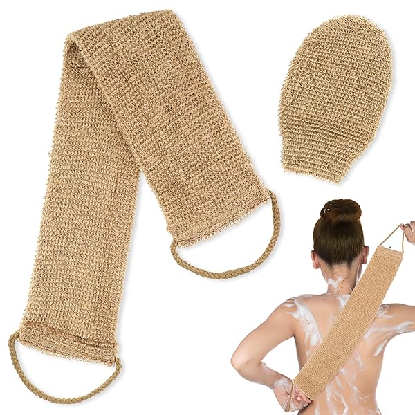 62cb9340af104abcb755d84f5896d966tplv-tulkllf4y5-origin-jpeg.jpeg Get silky smooth skin with this 2pc exfoliating body scrubber set! Made with natural hemp, this back scrubber and exfoliator glove removes dead skin for a deep clean in the shower. Perfect for men and women! #