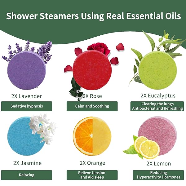 🚿 Transform Your Shower Routine with 12 Aromatherapy Shower Steamers! 💫 Indulge in Strong Scents and Relaxation with this Luxury Gift Set 🎁 Perfect for Self Care and Spa Vibes! #Sh