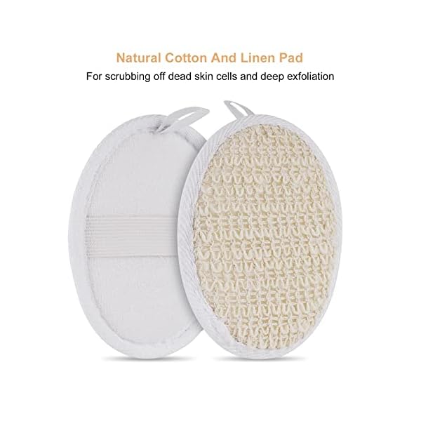 Say goodbye to awkwardly trying to apply lotion on your own back! This 7 pack back cream applicator is perfect for self-application in the shower. The 2-in-1 body brush back scrubber comes with 4 pads, a