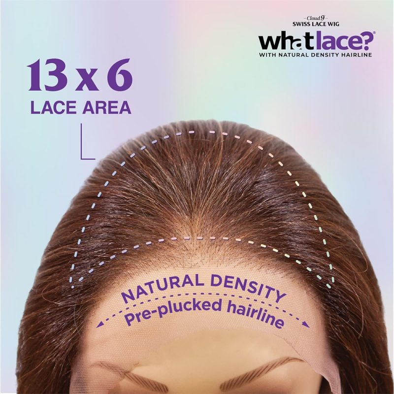 Get ready to slay with the illusion lace front Cloud 9 wig! Hand-tied, pre-plucked, and natural hairline for flawless style. Say goodbye to bad hair days with the Whatlace LATISHA wig in stunning shade 1