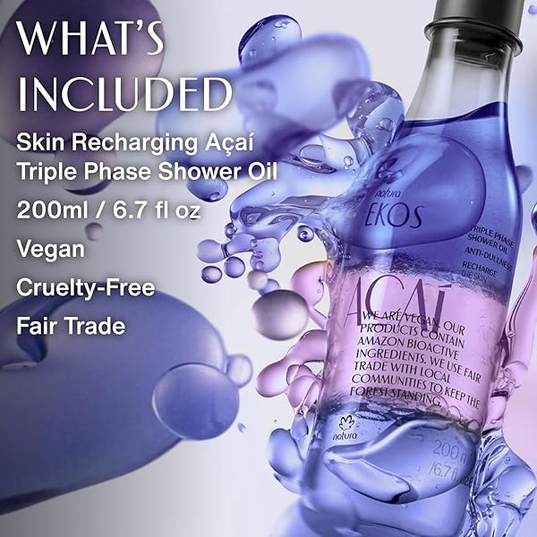 🌿✨Experience the ultimate self-care ritual with this luxurious Acai Triple Phase Shower Oil! Transform your shower into a spa-like experience and nourish your skin with this silky smooth oil. Say goodbye to dry skin and hello to hydration!