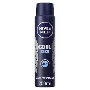 Stay fresh all day with this Cool Kick Anti-Perspirant Deodorant Spray for men! 48 hours of protection in a convenient aerosol spray. #Freshness #MensGrooming #StayCool