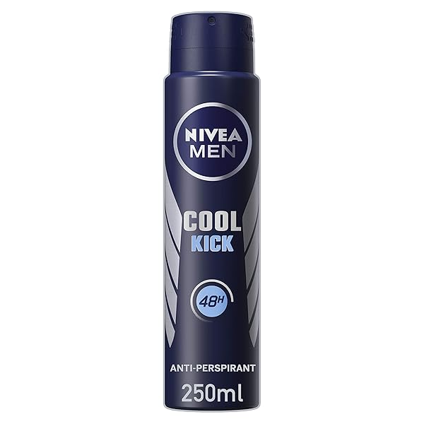 Stay fresh all day with this Cool Kick Anti-Perspirant Deodorant Spray for men! 48 hours of protection in a convenient aerosol spray. #Freshness #MensGrooming #StayCool