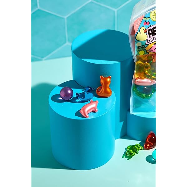 🛁✨Get Your Glow On with Retro Bath Pearls! 30 Assorted Shapes & Scents - Animals, Hearts, Stars, Pearls! Perfect Stocking Filler or Secret Santa Gift for Teenage Skincare! #