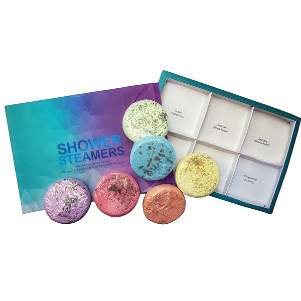 🌿 Elevate your shower routine with these handmade vegan aromatherapy shower steamers! Indulge in the scents of citrus and floral while enjoying a spa-like experience at home. Treat yourself to relaxation and self-care with this cruelty-free