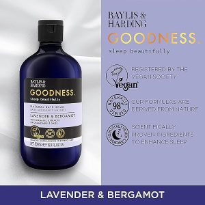 Unwind with this luxurious lavender & bergamot bath soak! Get ready for the best night's sleep ever with this vegan-friendly product. 🛁💤 #selfcare #relaxation #bathsoak