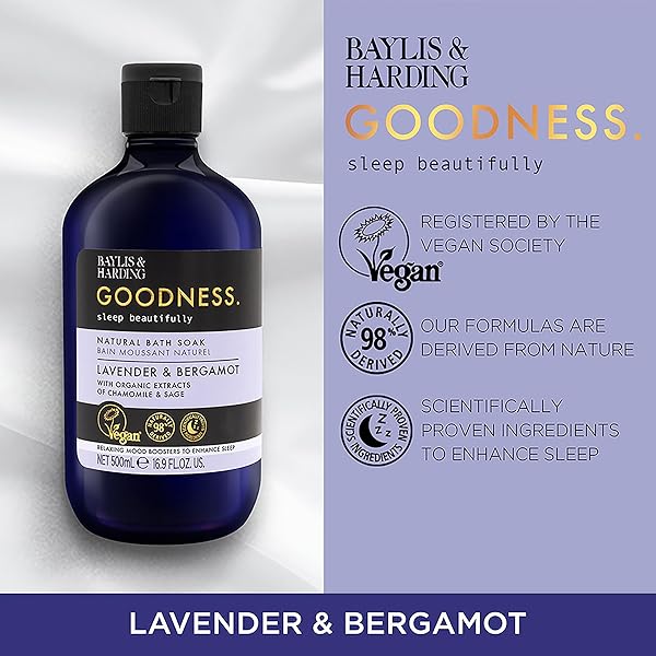 Unwind with this luxurious lavender & bergamot bath soak! Get ready for the best night's sleep ever with this vegan-friendly product. 🛁💤 #selfcare #relaxation #bathsoak