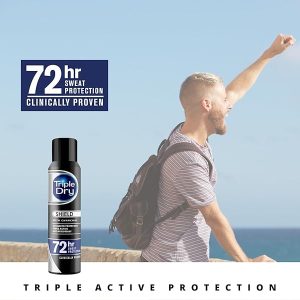 72-Hour Protection Against Sweat & Odour! Charcoal Anti-Perspirant Spray for Men | Triple Active Formula | Clinically Proven #StayFresh #MensGrooming