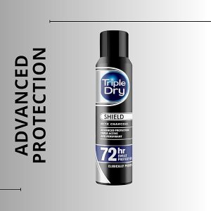 72-Hour Protection Against Sweat & Odour! Charcoal Anti-Perspirant Spray for Men | Triple Active Formula | Clinically Proven #StayFresh #MensGrooming