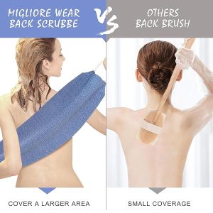 Get that spa-like shower experience at home with this Double-Sided Back Scrubber! 🚿 Say goodbye to hard-to-reach spots and hello to smooth, glowing skin. Perfect for both men and women! #showergoals #exfol