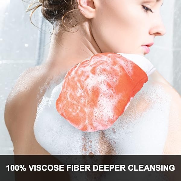 Get silky smooth skin with these exfoliating gloves! Perfect for a spa-like shower experience. Say goodbye to dead skin and hello to glowing skin! #skincare #exfoliate #glowingskin