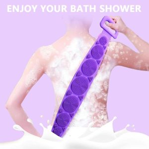 751470a909f54e5784ff9c392f298ba2tplv-tulkllf4y5-origin-jpeg.jpeg Get the ultimate spa experience at home with this 34-inch silicone body brush! 🚿 Exfoliate and massage your skin with ease using the double-sided design. Perfect for both men and women! #ShowerTime #SelfCare #Skin
