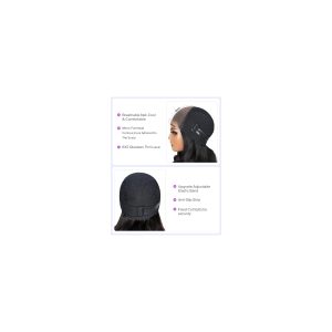 Get ready to slay with this 5x6 pre-cut lace front wig! Perfect for black women, this glueless 12A quality human hair wig features a salon-quality loose body wave with 220% density. Pre-plucked and