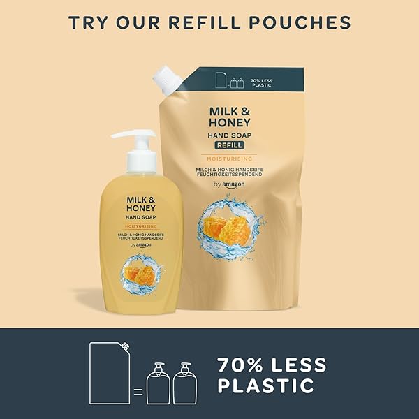 🍯✨ Get That Hydrated Glow with 4 Bottles of Luxurious Milk & Honey Hand Soap! Perfect for Soft, Smooth Hands 💦🌸 #skincare #handcare #selfcare