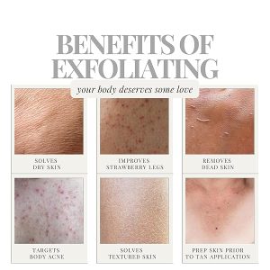 Get silky smooth skin with this ultra coarse exfoliating glove in black & grey! Made from plant-based materials, this Kessa mitt provides deep exfoliation for natural body care. #skincare #exfoliation #smoothskin