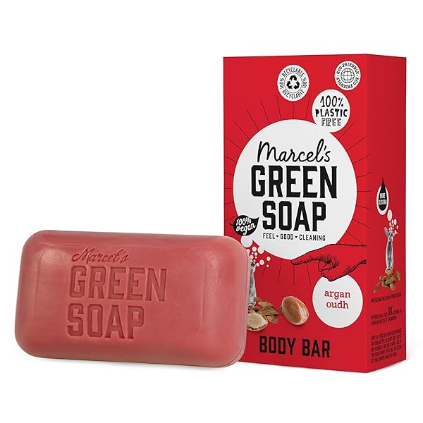 🌿 Eco-Friendly Body Bar! Save 3 bottles of shower gel with this vegan, biodegradable blend of Argan & Oudh. Perfect for a sustainable shower routine! #veganbeauty #ecofriendly #s