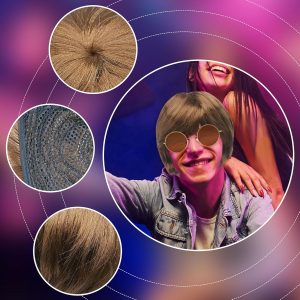 Get ready to rock your TikTok with this 70's Heartthrob Wig and Sunglasses combo! Perfect for channeling those boyband vibes or embracing your inner pop hippy. Stand out at theme parties with this 1970s inspired wig