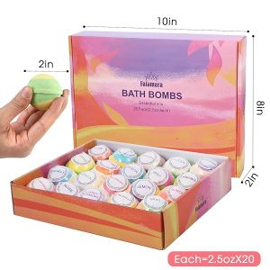 🛁✨ Ultimate Bath Bomb Set! 20 Organic & Natural Fizzing Balls with Essential Oils for Relaxation & Stress Relief! Perfect Birthday Gift for Anyone! #SelfCare #RelaxationGoals