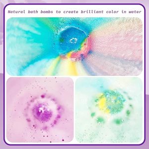 🛁✨Transform Your Bath Time with 24pcs Organic Bubble Bath Bombs! Relax and Rejuvenate with All Natural Ingredients for a Spa-like Experience! #BathTime #SelfCare