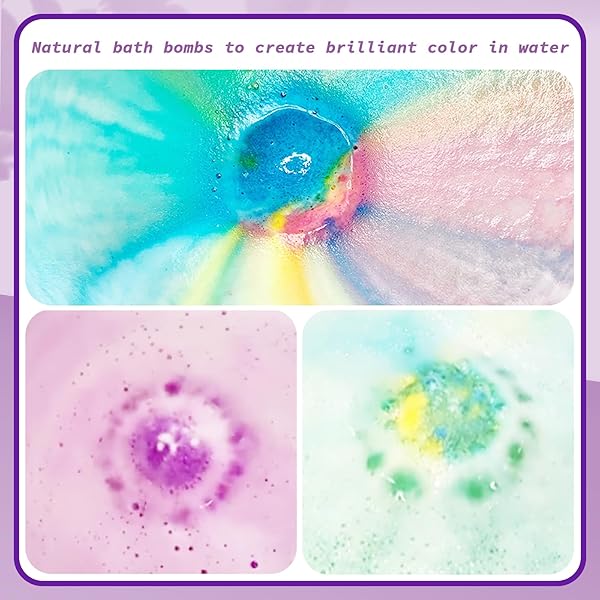 🛁✨Transform Your Bath Time with 24pcs Organic Bubble Bath Bombs! Relax and Rejuvenate with All Natural Ingredients for a Spa-like Experience! #BathTime #SelfCare