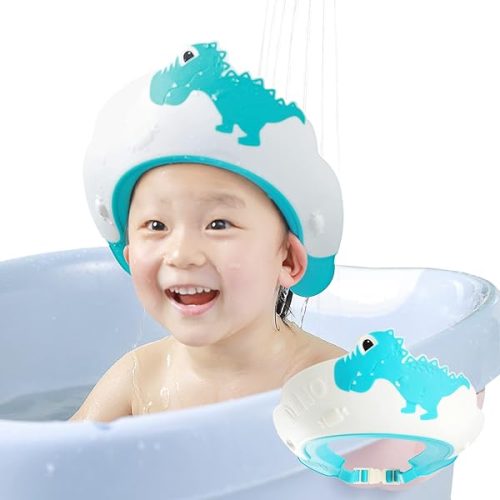 8911322c5f714054a6dfd662df51c2d7tplv-tulkllf4y5-origin-jpeg.jpeg Make bath time fun and tear-free with this adorable Dinosaur Blue Baby Shower Cap! Keep water out of their eyes with this adjustable shampoo visor for boys and girls. Say goodbye to tears and hello to happy kids! 🦕💙