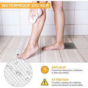 "🚿 Keep your bathroom safe and stylish with these 36 non-slip stickers! Perfect for preventing slips and falls in the shower or bathtub. Get yours now! #safetyfirst #bathroomdecor"