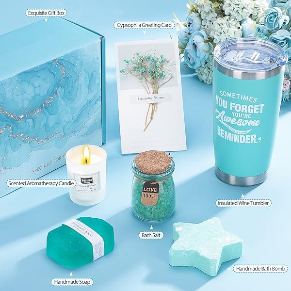 Treat Yourself: Birthday pamper gifts for women! 🎁 Indulge in a unique self-care package with relaxation spa goodies. Perfect for your mom, friends, sister, or wife to unwind and feel loved. 💖 #pam