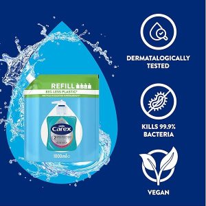 Keep your hands clean & protected for 2 hours with this antibacterial hand wash refill pack! Perfect for homes & businesses, this eco-friendly liquid soap comes in a bulk pack of 3 x 1 litre bottles. Stay safe and germ-free