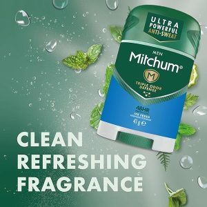 Stay fresh all day with this long-lasting deodorant stick for men! Triple odor defense and 48-hour protection in a cool Ice Fresh scent. #Freshness #StayFresh #DeodorantStick