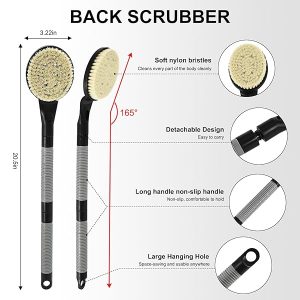 93143b13a21547c2b9bf2706484d3061tplv-tulkllf4y5-origin-jpeg.jpeg Get the perfect shower companion with this 21.7" anti-slip back scrubber brush! Say goodbye to hard-to-reach areas and hello to improved skin health. Perfect for elderly or disabled individuals with limited arm movement. #shower