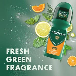 Stay fresh and dry all day with this powerful 48HR protection roll-on deodorant! Perfect for staying active and smelling great. 💪🌿 #StayFresh #DeodorantGoals #SportyVibes