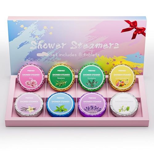 🚿Transform your shower into a spa experience with these Aromatherapy Shower Steamers! 🌿8 pack of pure essential oil shower bombs for ultimate relaxation and stress relief. 🛁✨#SelfCare #Relax